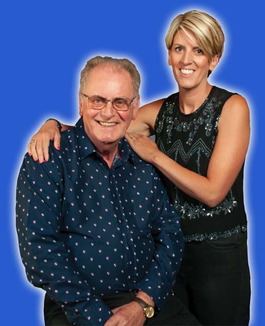 Merv & Maria Blue Glow
